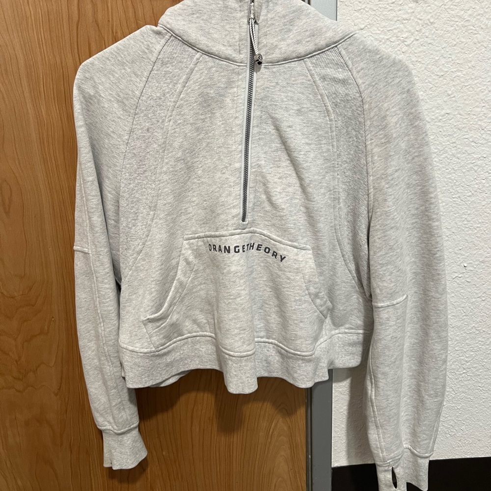 Lululemon X Orangetheory scuba quarter zip hoodie